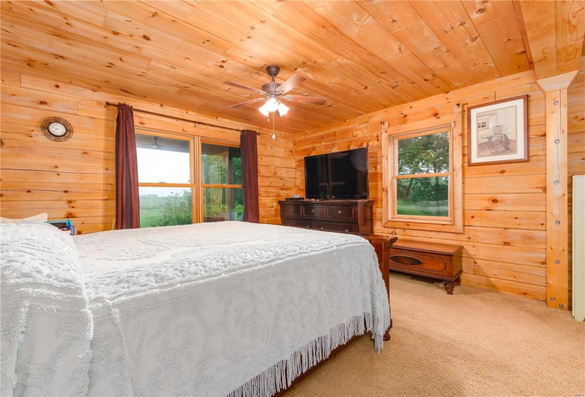 Master bedroom on first floor