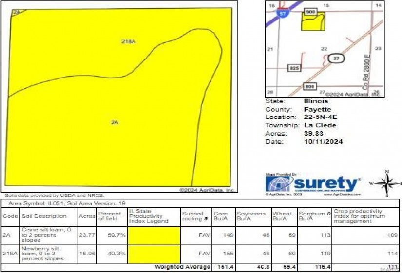 40 acre soil map