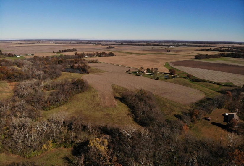 Drone / aerial view with a rural view