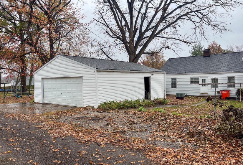 Garage featuring central AC