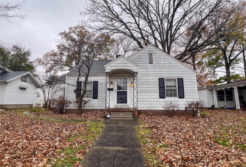 View of bungalow-style home