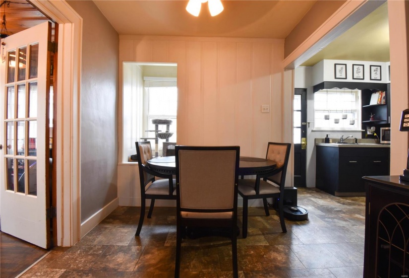 View of dining area